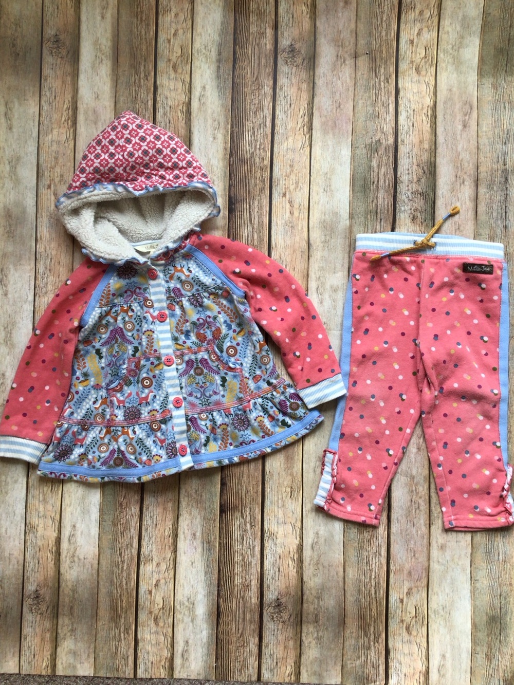 Matilda Jane Hold Me Hoodie & Gliding Along Jogger **READ**